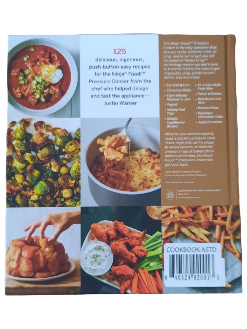 Ninja Cookbook Cover Featuring Red and Green Soup Image